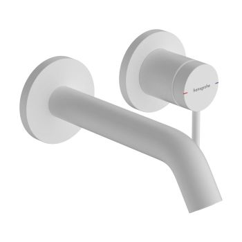 - HANSGROHE Tecturis S bateria umywalkowa z wylewką 16,5 cm biały mat 73350700 - 73350700 - Łazienki Szydłowski