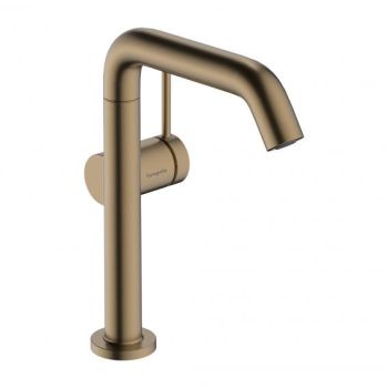  - HANSGROHE Tecturis S bateria umywalkowa 210 Fine CoolStart Ecosmart+ z obrotową wylewką i kompletem odpływowym Push-Open brąz szczotkowany 73360140 - 73360140 - Łazienki Szydłowski