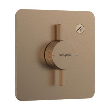 - HANSGROHE DuoTurn Q Bateria z mieszaczem, podtynkowa do 1 odbiornika brąz szczotkowany 75614140 - 75614140 - Łazienki Szydłowski