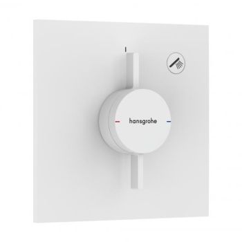  - HANSGROHE DuoTurn E Bateria z mieszaczem, podtynkowa do 1 odbiornika biały mat 75617700 - 75617700 - Łazienki Szydłowski