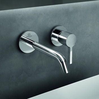 - Ideal Standard Joy bateria umywalkowa ścienna, element zewnetrzny 18cm, chrom A7378AA - A7378AA - Łazienki Szydłowski