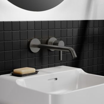  - Ideal Standard Joy bateria umywalkowa ścienna, element zewnetrzny 22,5 cm  magnetic grey A7379A5 - A7379A5 - Łazienki Szydłowski