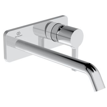 - Ideal Standard Joy bateria umywalkowa ścienna, element zewnetrzny 22 cm, chrom A7381AA - A7381AA - Łazienki Szydłowski