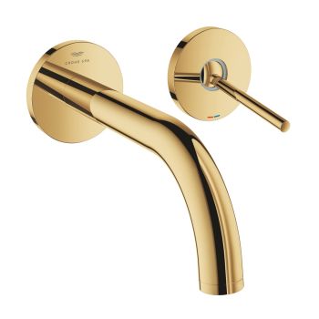 - GROHE-Atrio 2-otworowa bateria umywalkowa 185 mm cool sunrise 29410GL0 - 29410GL0 - Łazienki Szydłowski