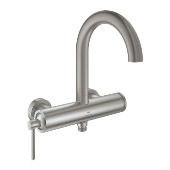 - GROHE-Atrio Jednouchwytowa bateria do obsługi dwóch wyjść wody stal nierdzewna 24367DC0 - 24367DC0 - Łazienki Szydłowski
