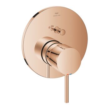- GROHE- Atrio Jednouchwytowa bateria do obsługi dwóch wyjść wody warm sunset 24355DA0 - 24355DA0 - Łazienki Szydłowski