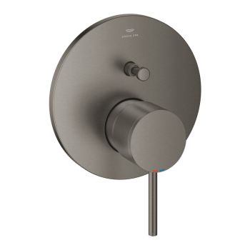 - GROHE- Atrio Jednouchwytowa bateria do obsługi dwóch wyjść wody brushed hard graphite 24355AL0 - 24355AL0 - Łazienki Szydłowski