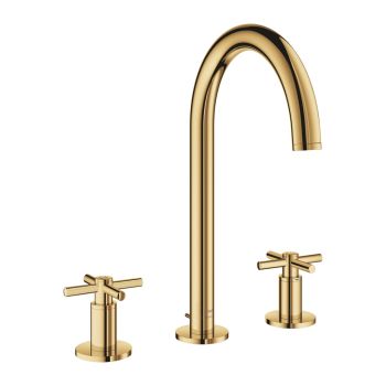 - GROHE-Atrio Trzyotworowa bateria umywalkowa rozmiar M cool sunrise 20643GL0 - 20643GL0 - Łazienki Szydłowski