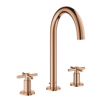  - GROHE-Atrio Trzyotworowa bateria umywalkowa rozmiar M warm sunset 20643DA0 - 20643DA0 - Łazienki Szydłowski