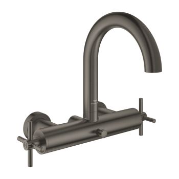 - GROHE-Atrio bateria wannowa brushed hard graphite 25268AL0 - 25268AL0 - Łazienki Szydłowski