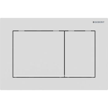 - GEBERIT Omega30 przycisk spłukujący przedni / górny, biały mat-biały-biały mat 115080011 - 115.080.01.1 - Łazienki Szydłowski