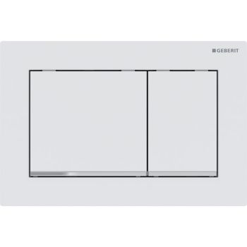 - GEBERIT Omega30 Przycisk spłukujący biały mat-chrom-biały mat, easy-to-clean 115080JT1 - 115.080.JT.1 - Łazienki Szydłowski