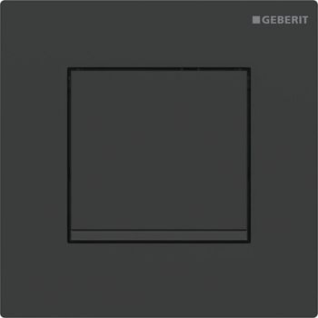- GEBERIT Pneumatyczny zawór spłukujący do pisuaru, ręczny, Typ 30, czarny mat, easy-to-clean 116017161 - 116.017.16.1 - Łazienki Szydłowski