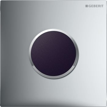  - GEBERIT Elektroniczny zawór spłukujący do pisuaru, zasilanie 230V, Typ 10, chrom mat, easy-to-clean 116025JQ1 - 116.025.JQ.1 - Łazienki Szydłowski