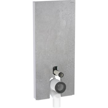- GEBERIT Moduł sanitarny Monolith Plus do WC stojącego, H114, imitacja betonu 131233JV7 - 131.233.JV.7 - Łazienki Szydłowski