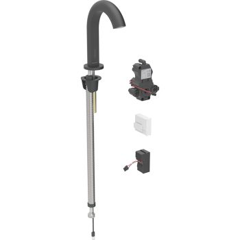  - GEBERIT Piave Bateria umywalkowa czarny mat 116181141 - 116.181.14.1 - Łazienki Szydłowski
