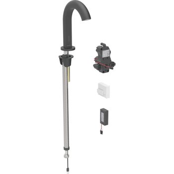  - GEBERIT Piave Bateria umywalkowa czarny mat 116184141 - 116.184.14.1 - Łazienki Szydłowski