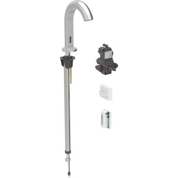  - GEBERIT Piave Bateria umywalkowa stal nierdzewna 116186SN1 - 116.186.SN.1 - Łazienki Szydłowski