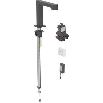 - GEBERIT Brenta Bateria umywalkowa czarny mat 116194141 - 116.194.14.1 - Łazienki Szydłowski