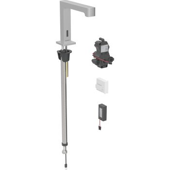 - GEBERIT Brenta Bateria umywalkowa stal nierdzewna 116194SN1 - 116.194.SN.1 - Łazienki Szydłowski