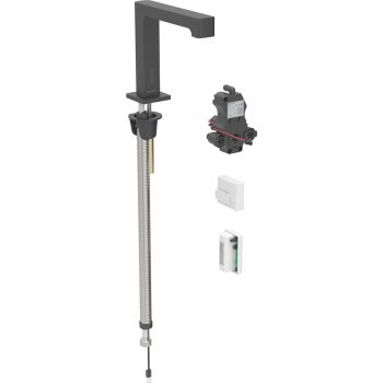 - GEBERIT Brenta Bateria umywalkowa czarny mat 116195141 - 116.195.14.1 - Łazienki Szydłowski