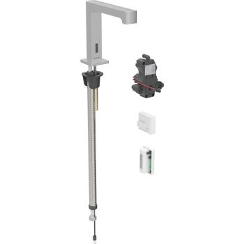 - GEBERIT Brenta Bateria umywalkowa stal nierdzewna 116196SN1 - 116.196.SN.1 - Łazienki Szydłowski
