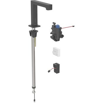 - GEBERIT Brenta Bateria umywalkowa czarny mat 116197141 - 116.197.14.1 - Łazienki Szydłowski
