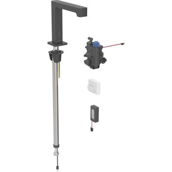 - GEBERIT Brenta bateria umywalkowa kolor czarny mat 116198141 - 116.198.14.1 - Łazienki Szydłowski