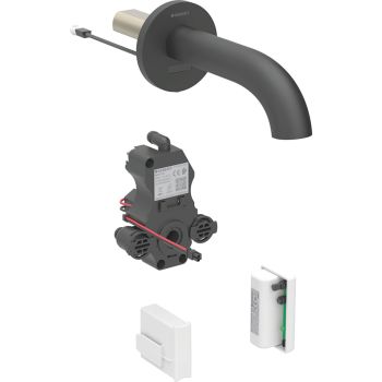  - GEBERIT Piave Bateria umywalkowa ścienna L22 czarny mat 116285141 - 116.285.14.1 - Łazienki Szydłowski