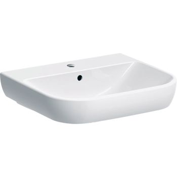 - GEBERIT Smyle Umywalka, 55x48 cm biały połysk 500227011 - 500.227.01.1 - Łazienki Szydłowski