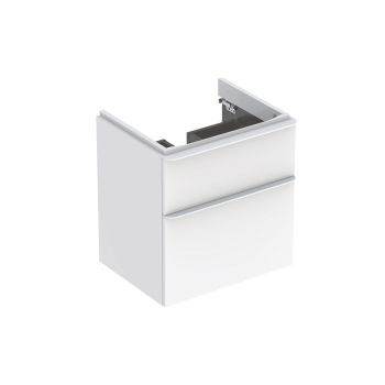  - GEBERIT Smyle Square Szafka pod umywalkę, 58,4x47 cm, kolor biały połysk 500352001 - 500.352.00.1 - Łazienki Szydłowski