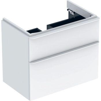  - GEBERIT Smyle Square Szafka pod umywalkę, 73,4x47 cm, z dwoma szufladami, kolor biały 500353001 - 500.353.00.1 - Łazienki Szydłowski