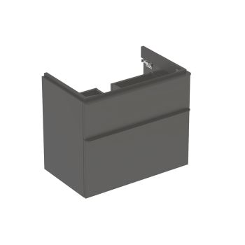 - GEBERIT Smyle Square Szafka pod umywalkę, 73,4x47 cm, z dwoma szufladami, kolor lava 500353JK1 - 500.353.JK.1 - Łazienki Szydłowski