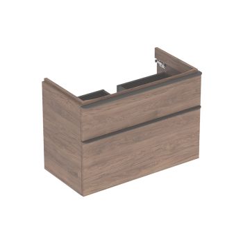  - GEBERIT Smyle Square Szafka pod umywalkę, 88,4x47 cm kolor Orzech włoski hickory 500354JR1 - 500.354.JR.1 - Łazienki Szydłowski