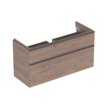  - GEBERIT Smyle Square Szafka pod umywalkę, 118,4x47 cm kolor Orzech włoski hickory 500355JR1 - 500.355.JR.1 - Łazienki Szydłowski