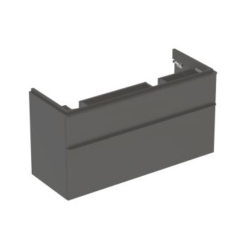 - GEBERIT Smyle Square Szafka pod podwójną umywalkę, 118,4 x 47 cm kolor lava 500356JK1 - 500.356.JK.1 - Łazienki Szydłowski