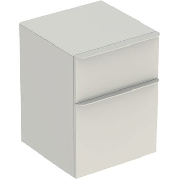 - GEBERIT Smyle Square Szafka boczna 45 x 47 cm kolor szary piaskowy 500357JL1 - 500.357.JL.1 - Łazienki Szydłowski