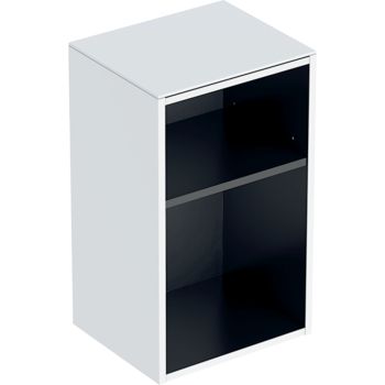  - GEBERIT Smyle Square Szafka boczna otwarta 36 x 29,9 cm, biały połysk 500358001 - 500.358.00.1 - Łazienki Szydłowski