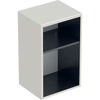 - GEBERIT Smyle Square Szafka boczna otwarta 36 x 29,9 cm kolor szary piaskowy 500358JL1 - 500.358.JL.1 - Łazienki Szydłowski