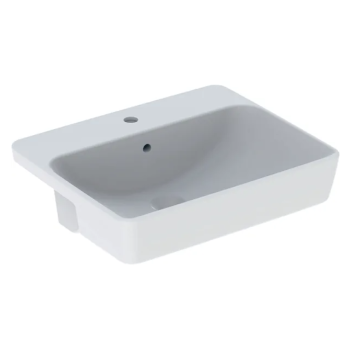 - GEBERIT Variform Umywalka częściowo wpuszczana w blat, prostokątna, 55 x 45 cm biały połysk 500681011 - 500.681.01.1 - Łazienki Szydłowski