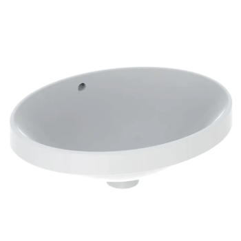 - GEBERIT Variform Umywalka wpuszczana w blat, owalna 50x40 cm, biały połysk 500709012 - 500.709.01.2 - Łazienki Szydłowski