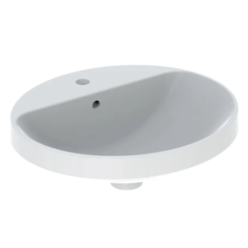 - GEBERIT Variform Umywalka wpuszczana w blat, owalna, 50 x 45 cm biały połysk 500712012 - 500.712.01.2 - Łazienki Szydłowski