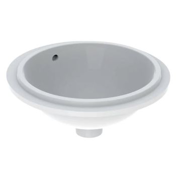 - GEBERIT Variform Umywalka podblatowa, okrągła, 33 cm biały połysk 500744012 - 500.744.01.2 - Łazienki Szydłowski