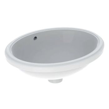 - GEBERIT Variform Umywalka podblatowa, owalna, 49,5 x 42 cm biały połysk 500748012 - 500.748.01.2 - Łazienki Szydłowski
