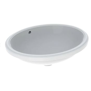 - GEBERIT Variform Umywalka podblatowa, owalna, 56 x 46 cm biały połysk 500752012 - 500.752.01.2 - Łazienki Szydłowski