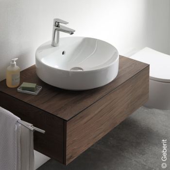 - GEBERIT Variform Umywalka stawiana na blat 45 cm biała 500769012 - 500.769.01.2 - Łazienki Szydłowski