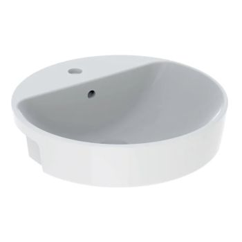- GEBERIT Variform Umywalka częściowo wpuszczana w blat, okrągła, 50 cm biały połysk 500782012 - 500.782.01.2 - Łazienki Szydłowski