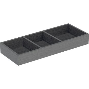  - GEBERIT Variform Wkład do szuflady 18 x 37,3 cm, kolor ciemnoszary, z powłoką melaminową 501156001 - 501.156.00.1 - Łazienki Szydłowski