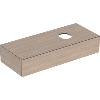 - GEBERIT Variform Szafka pod umywalkę stawianą na blat 120x51 cm kolor dąb z powłoką melaminową 501175001 - 501.175.00.1 - Łazienki Szydłowski