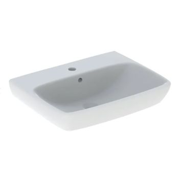  - GEBERIT Selnova Square Umywalka 65 x 48 cm, z przelewem, z otworem na baterie biały połysk 500299015 - 500.299.01.5 - Łazienki Szydłowski